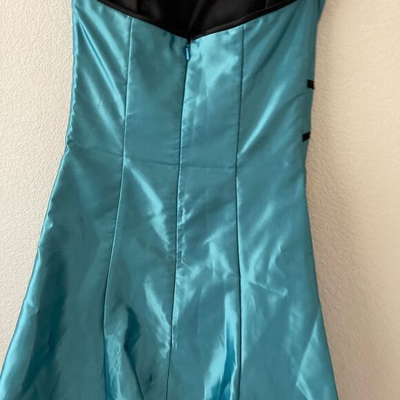 Jessica McClintock for gunne sax‎ satin mini gown - Picture 4 of 7